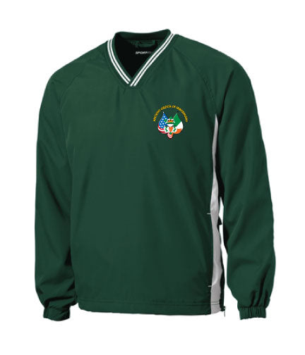 Sport-Tek® V-Neck Raglan Wind Shirt