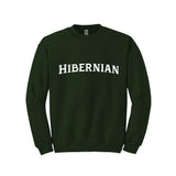 Forest Green crewneck sweatshirt with Hibernian printed in white on the front